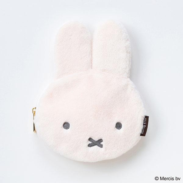 Miffy 米菲兔 毛毛造型 收納包/大零錢包 