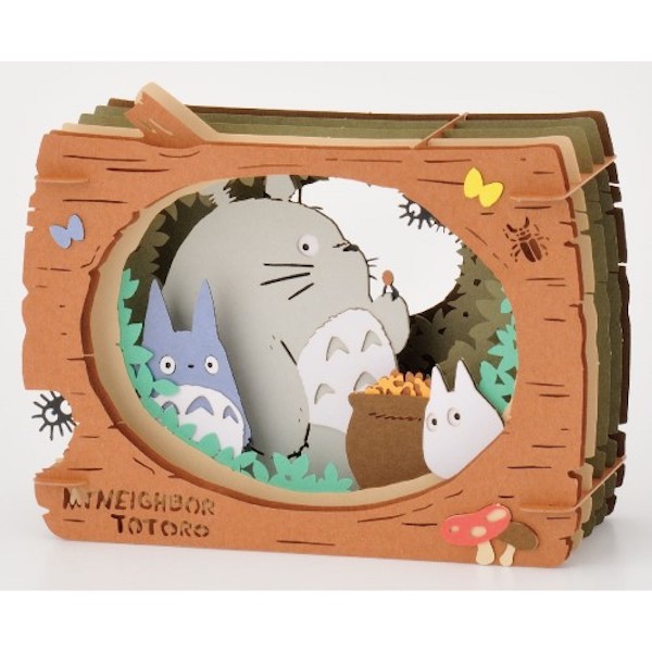 宮崎駿 龍貓 DIY立體紙劇場-秘密盛宴 台南好玩.日本商品.日本正版.日本代購.日本雜貨.龍貓娃娃.宮崎駿周邊商品.魔女宅急便.神隱少女.無臉男.霍爾移動城堡.波妞.史努比.角落生物.拼圖.Peko牛奶妹.迪士尼