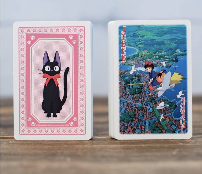 宮崎駿系列撲克牌 魔女宅急便 台南好玩.日本商品.日本正版.日本代購.日本雜貨.龍貓娃娃.宮崎駿周邊商品.魔女宅急便.神隱少女.無臉男.霍爾移動城堡.波妞.史努比.角落生物.拼圖.Peko牛奶妹.迪士尼.