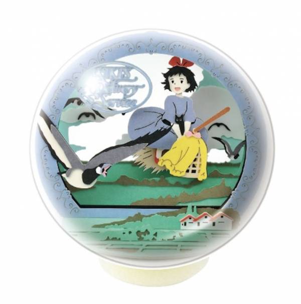 宮崎駿 魔女宅急便 DIY球型立體紙劇場 -琪琪出發 台南好玩.日本商品.日本正版.日本代購.日本雜貨.龍貓娃娃.宮崎駿周邊商品.魔女宅急便.神隱少女.無臉男.霍爾移動城堡.波妞.史努比.角落生物.拼圖.Peko牛奶妹.迪士尼