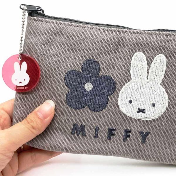 MIFFY米菲兔 帆布材質收納包/化妝包 