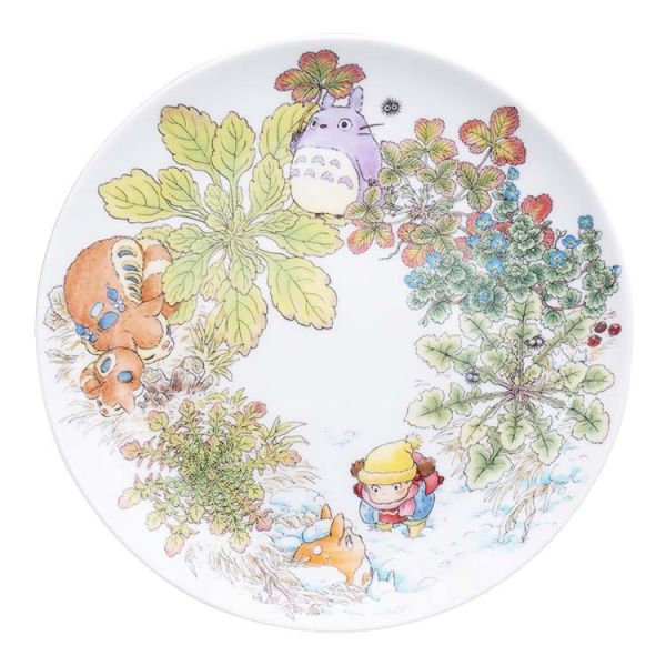 宮崎駿 日本製』Noritake 龍貓 骨瓷磁盤23cm-1J