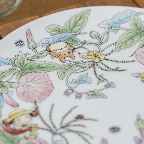 宮崎駿 日本製』Noritake 龍貓 骨瓷磁盤23cm-4J
