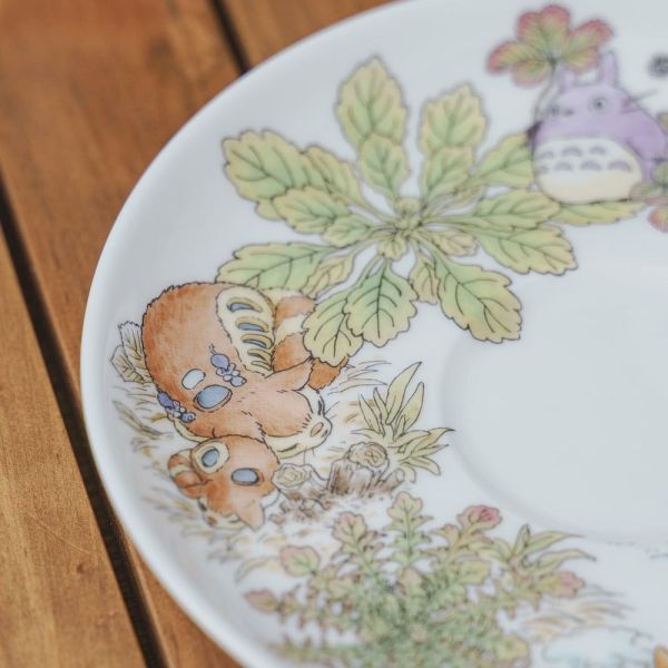宮崎駿 日本製』Noritake 龍貓 骨瓷奶茶/咖啡杯盤組-1J 