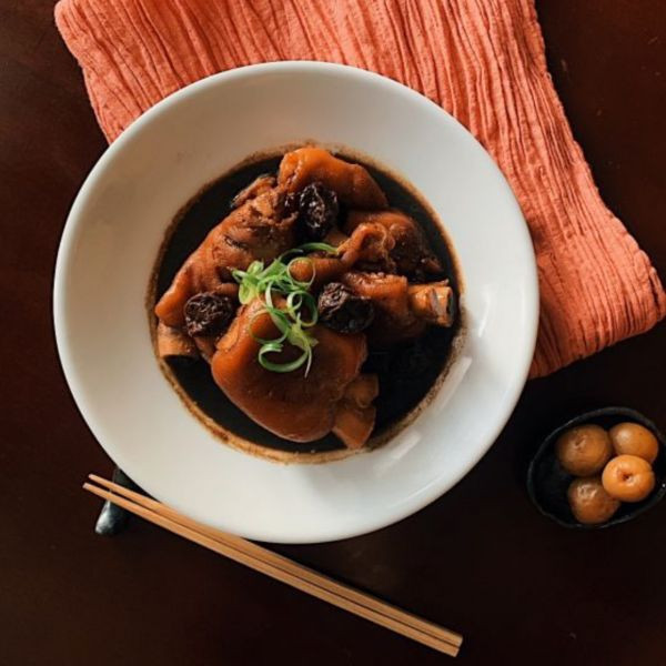 冰糖梅燒豬腳（2入） 豬腳, 添壽豬腳, 冰糖豬腳, 冰糖梅燒豬腳