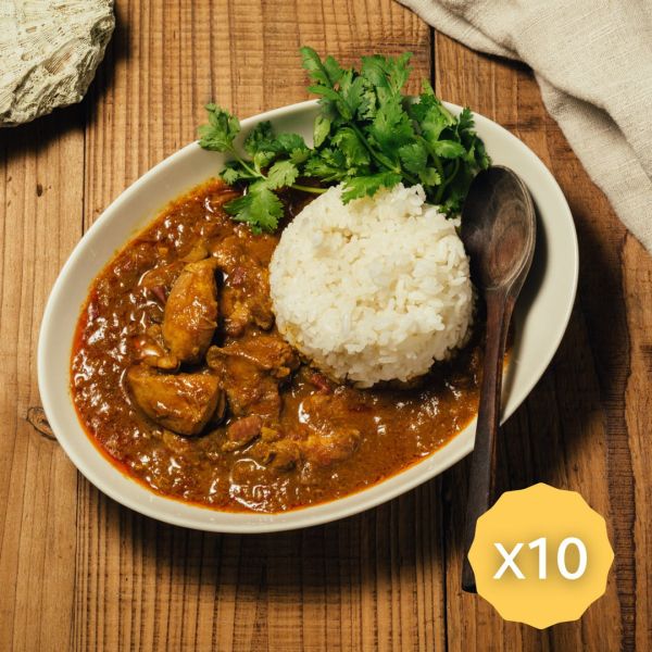 【蛋白質長肌套組】寶萊塢雞肉咖哩 (10入) 寶萊塢雞肉咖哩,牛肉麵,時寓,中山區,奶油,寶萊塢,雞肉咖哩,咖哩
