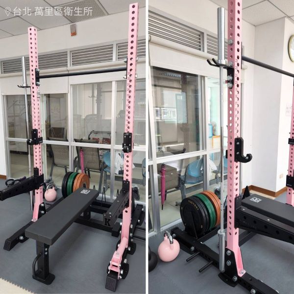 Kawa Steel Half Rack 二柱框,蹲舉架,龍門架,商用深蹲重訓架,台灣製,中鋼鋼材,運動健身規畫採購安裝,trx,crossfit,gym