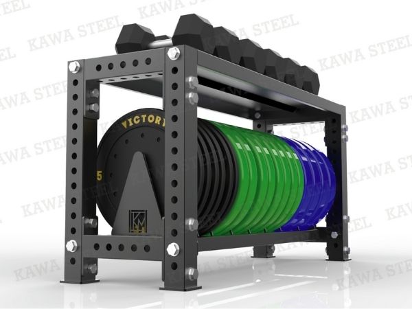 Kawa Steel  2 Tier Dumbbell Rack 