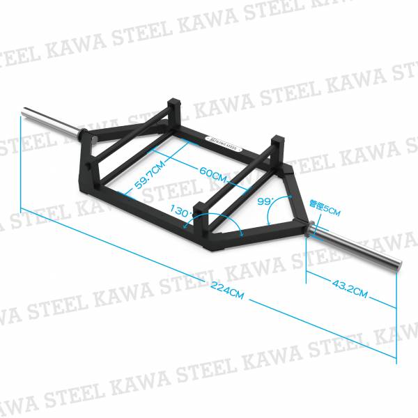 Kawa Steel Hex Bar 六角槓硬舉.負重行走.菱形槓.消防新式體能,台灣製,中鋼鋼材,運動健身規畫採購安裝,crossfit,gym