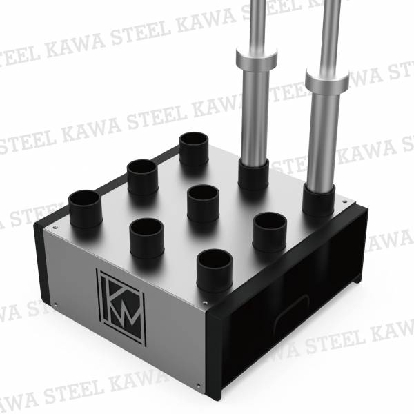 Kawa Steel Vertical 9-Barbell Holder/Holds 