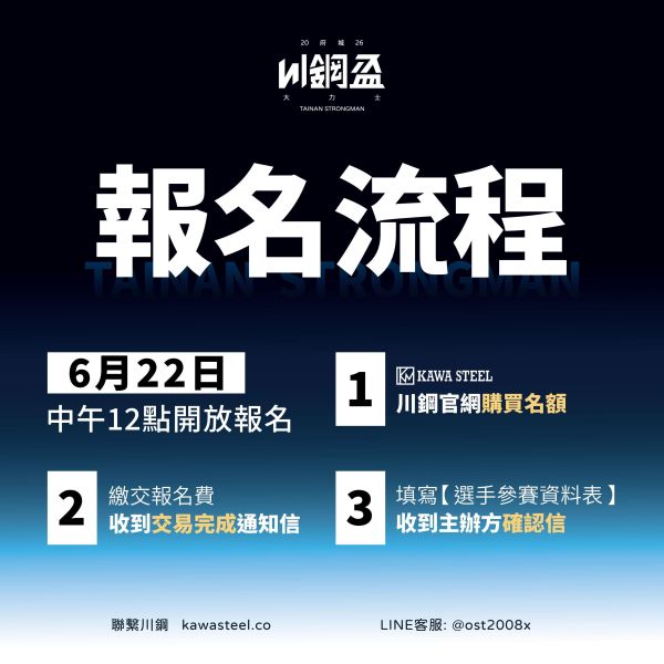 【純浪盃報名額】男子組&女子組 