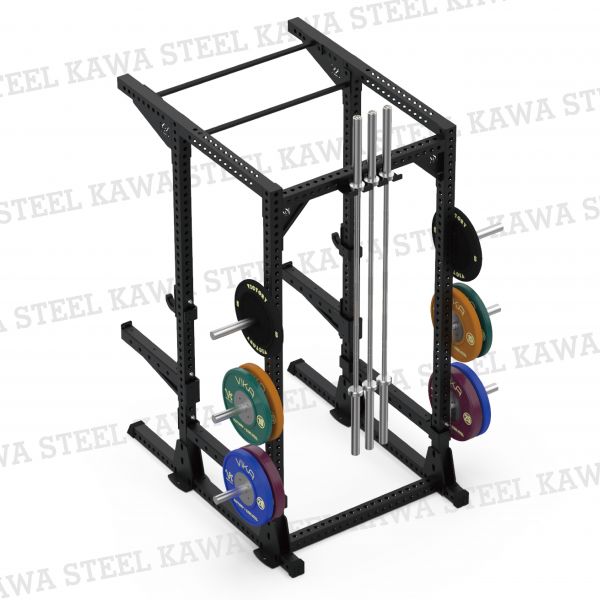 Kawa Steel Power Rack 四柱全框,蹲舉架,龍門架,深蹲重訓架,台灣製,中鋼鋼材,運動健身規畫採購安裝,trx,crossfit,gym