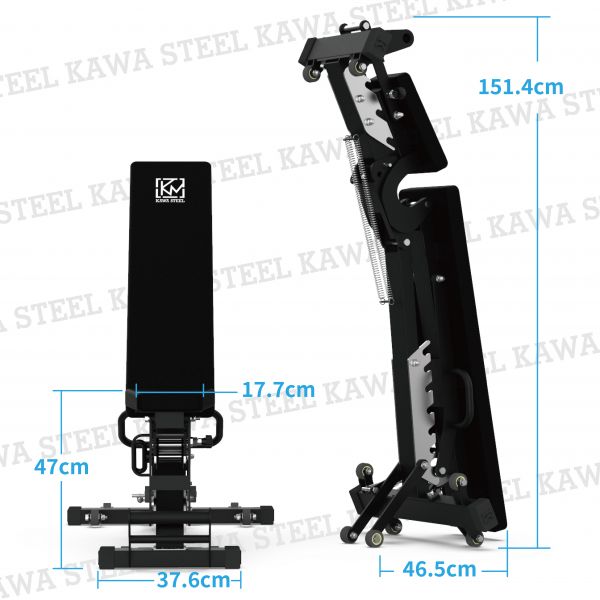 Kawa Adjustable Weight Bench 可調式臥推椅品牌,商用臥推椅子,啞鈴臥推椅收納,多功能健身臥推椅,台灣製,中鋼鋼材,運動健身規畫採購安裝,crossfit,homegym