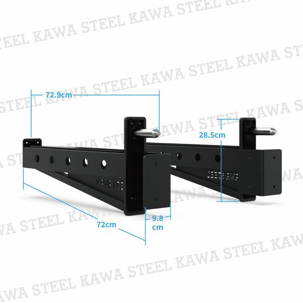 Kawa Steel Safety Spotter Arms 台灣,台南,金門,澎湖,川鋼工業,川鋼鐵件,二柱框架,龍門架,深蹲架,蹲舉架,自由重訓架,運動健身器材採購,地雷管配件,室內單槓,trx,crossfit,硬舉,臥推,舉重,引體向上,握把式深蹲,居家健身,體適能,肌耐力,戰術體能,客製化,到府安裝,轟菌,homegym,重量訓練室,體育室,企業大樓健身房規劃,ptt,推薦