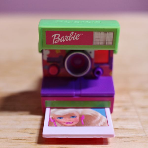 全新！全世界最小Barbie Polaroid 玩具,禮物,小孩,芭比,拍立得,世界最小,Polaroid