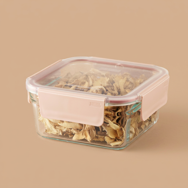 【裸食保鮮盒】乾燥竹薑片 glasslock,暖暖純手作,保鮮盒,玻璃保鮮盒,保鮮盒推薦,竹薑,乾燥竹薑,薑茶,薑母茶,無糖薑茶,無糖,月經,月經來喝什麼,經期保養