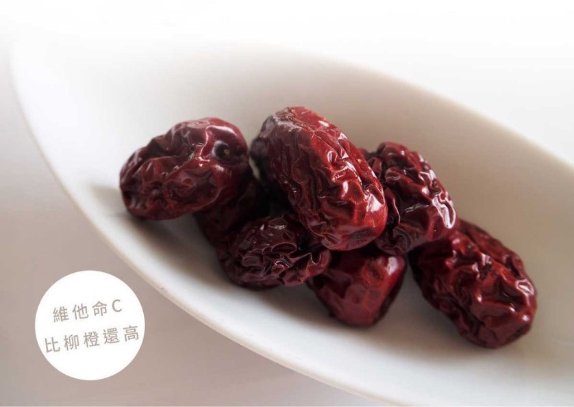 紅棗的維他命C的含量豐富