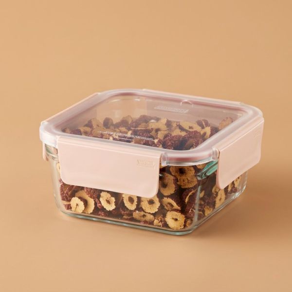 【裸食保鮮盒】切片紅棗乾 glasslock,暖暖純手作,保鮮盒,玻璃保鮮盒,保鮮盒推薦,紅棗,紅棗乾,無籽紅棗,薑茶,薑母茶