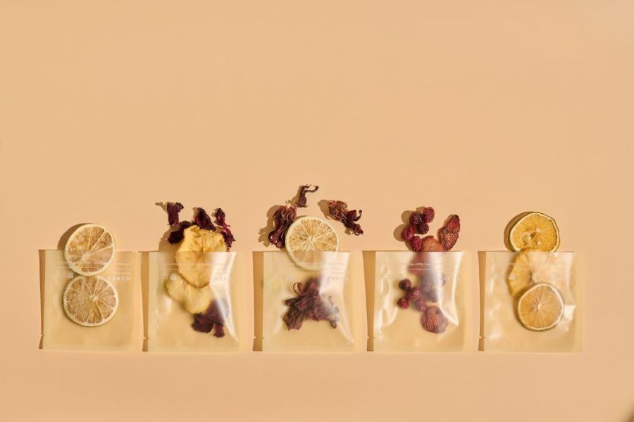 【首購推薦】綜合果乾嚐鮮組5入+水波紋玻璃水杯600ML 