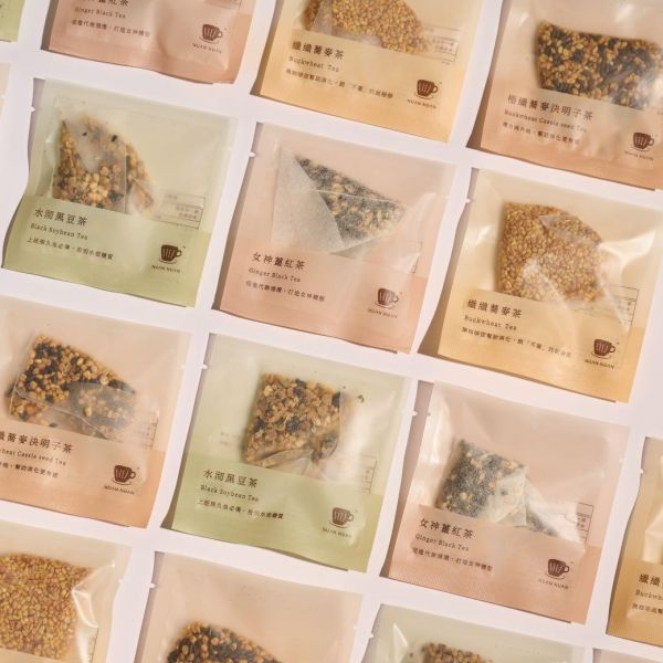 【首購推薦】茶包嚐鮮組+隨行水瓶600ML 暖暖純手作,嚐鮮組,決明子,蕎麥,黑豆,果乾水,體驗組,補水,幫助消化,好氣色,茶包嚐鮮組