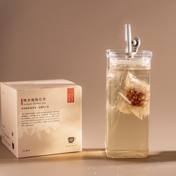 【夜間儀式茶】晚安龍眼花茶 - 12入 龍眼花,龍眼花茶,舒眠,前花青素,兒茶素,無咖啡因茶,孕媽咪也能喝,夜間儀式茶,在地花茶,冷熱泡皆可、晚安龍眼花茶、龍眼花茶、夜間儀式茶、舒眠效果