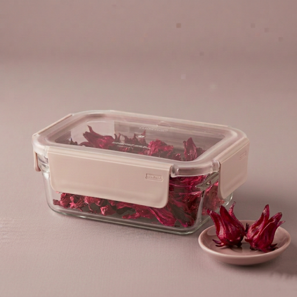 【裸食保鮮盒】洛神花果乾水 glasslock,暖暖純手作,保鮮盒,玻璃保鮮盒,保鮮盒推薦,果乾,水果,果乾水,洛神花茶,花茶,補充水分,健康飲料,養顏美容