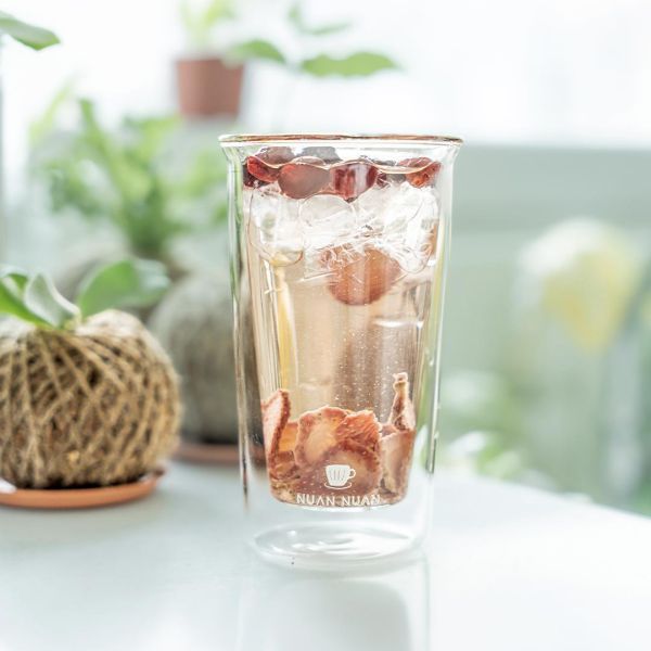 雙層玻璃水杯 400ML 