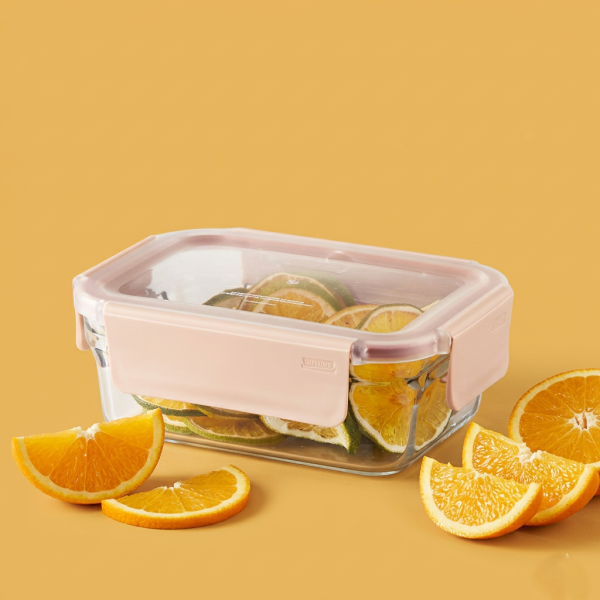 【裸食保鮮盒】柳橙果乾水 glasslock,暖暖純手作,保鮮盒,玻璃保鮮盒,保鮮盒推薦,鳳梨果乾,鳳梨,果乾水,補充水分