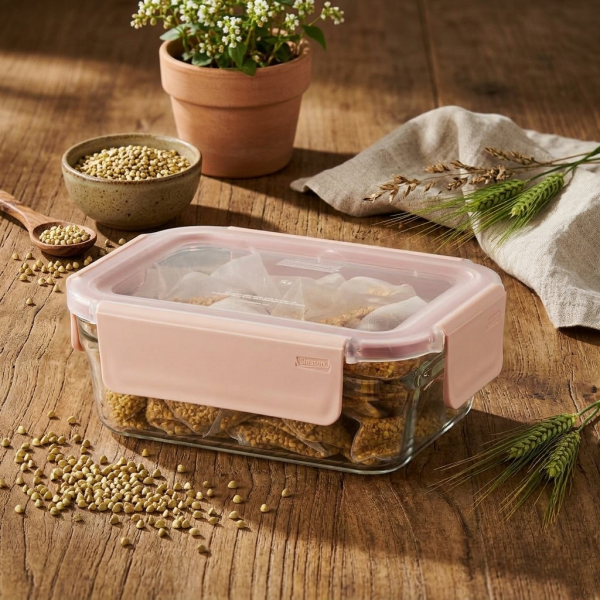 【裸食保鮮盒】纖纖蕎麥茶 glasslock,暖暖純手作,保鮮盒,玻璃保鮮盒,保鮮盒推薦,蕎麥,蕎麥茶,孕婦能喝喬麥茶嗎,無咖啡因,消化,膳食纖維
