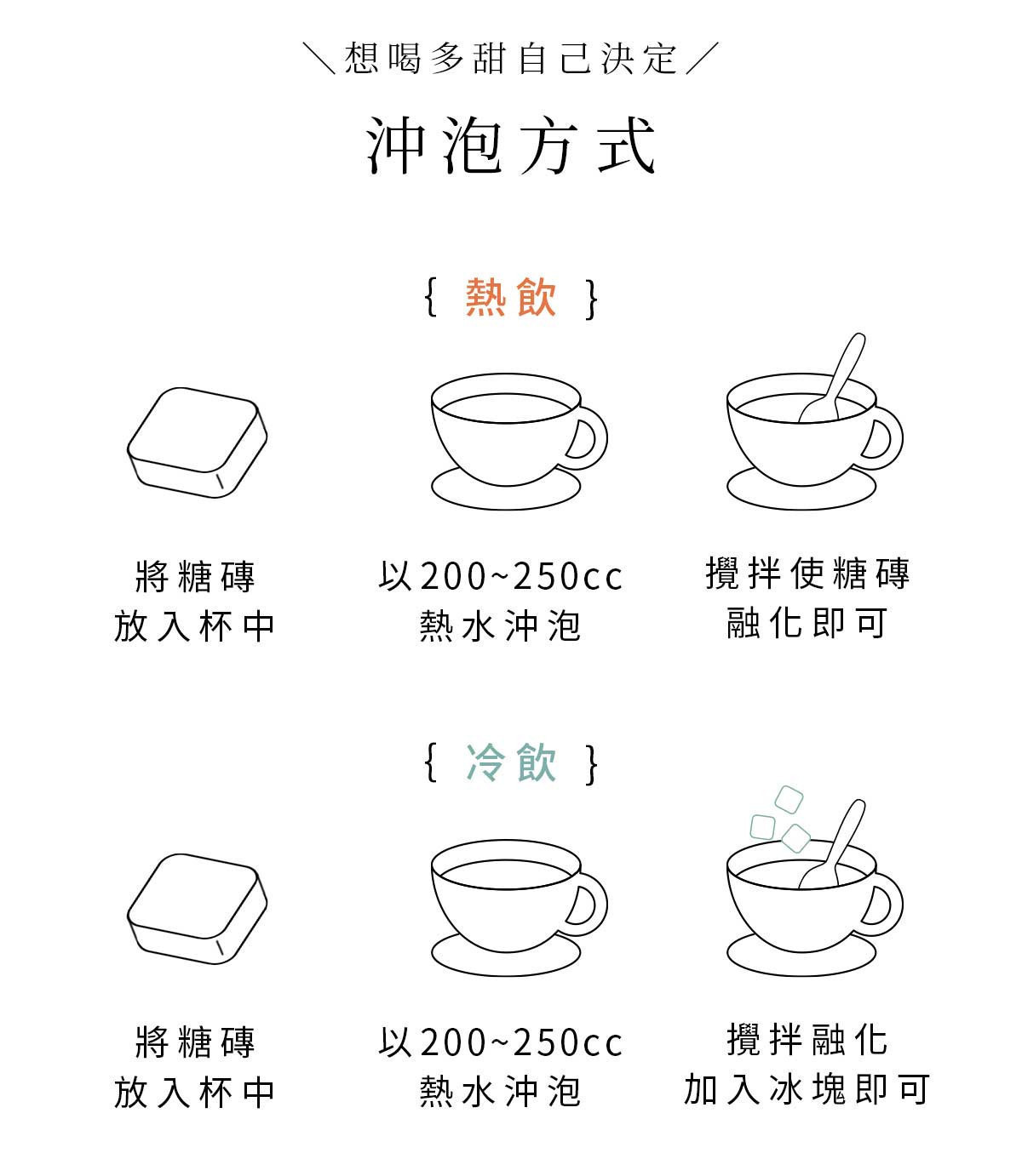 桂圓紅棗方塊熱飲與冷飲沖泡方式圖解,簡單步驟輕鬆完成