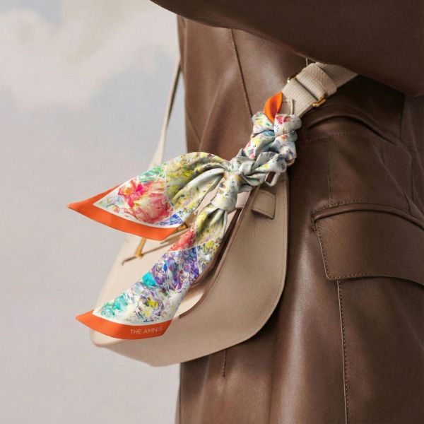 然一酒店 4A級真絲絲巾-(小) 