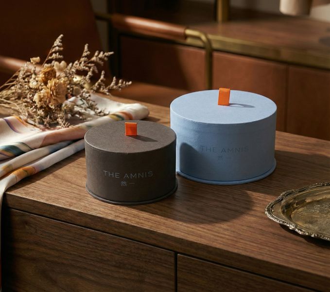 然一酒店 4A級真絲絲巾-(大小兩入組) 