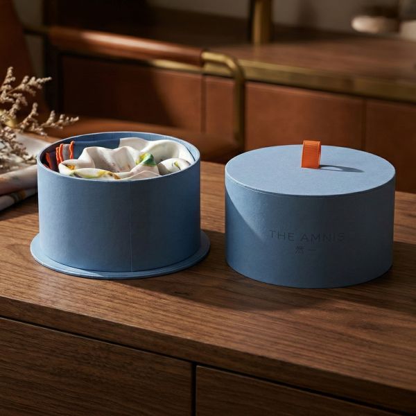 然一酒店 4A級真絲絲巾-(大小兩入組) 