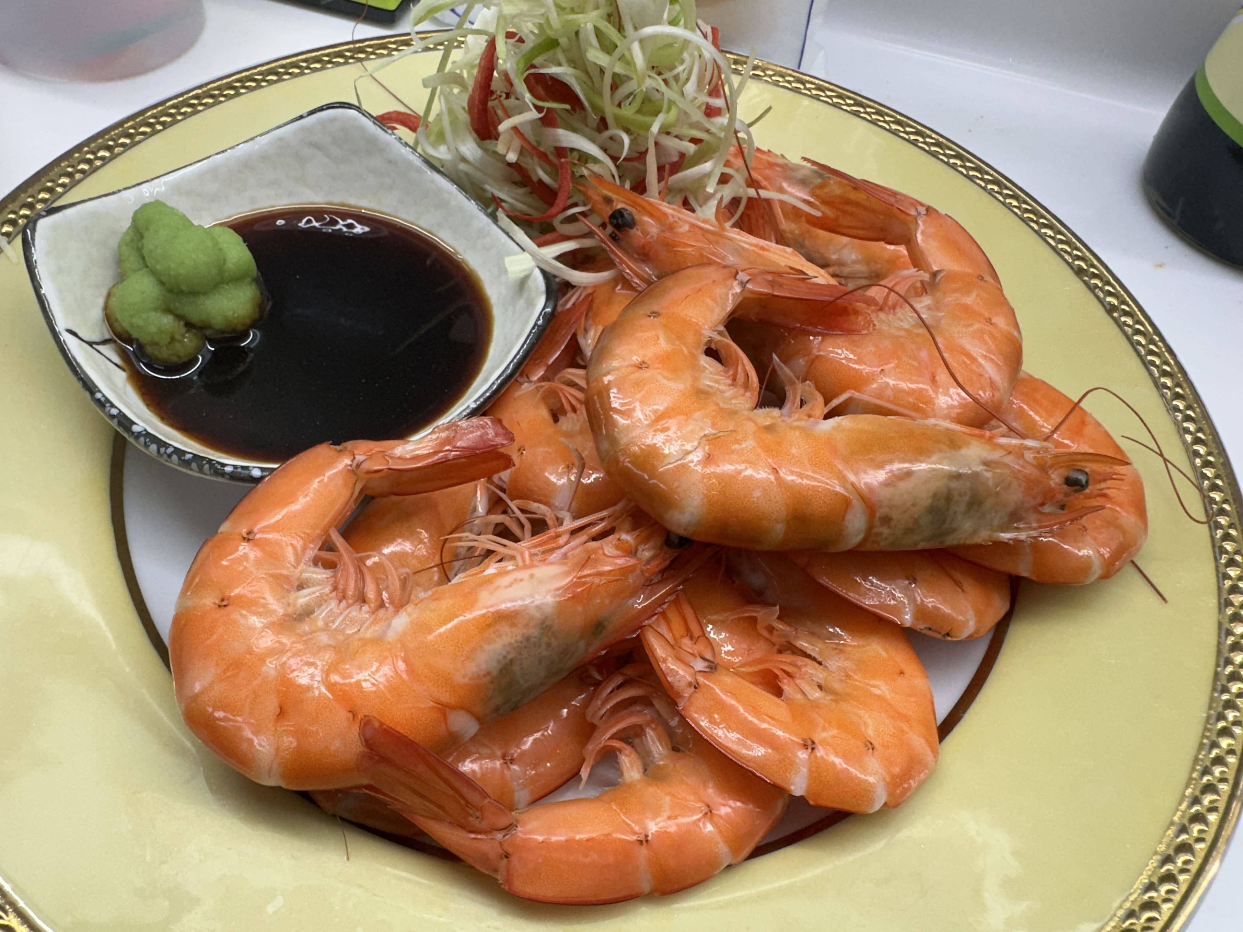 水煮白蝦料理