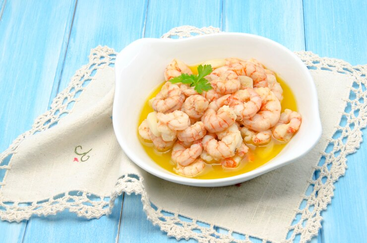 橄欖油蒜味蝦