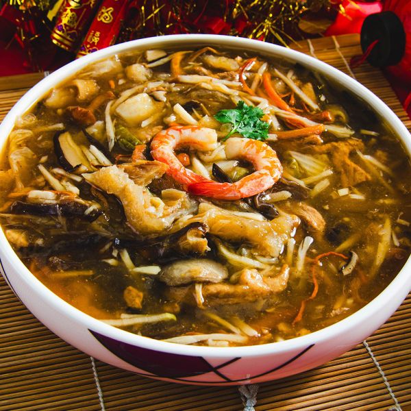 三珍海鮮魚翅羹加菜超值組 鮑魚、干貝、魚翅、金湯、佛跳牆、頂級年菜、奢華食材、御膳級、高檔禮盒、商務宴客、冷凍鮑魚、年節送禮