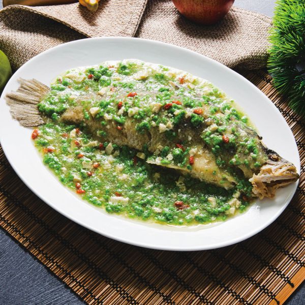 翡翠金目鱸魚羹 翡翠鱸魚羹/鱸魚羹/海鮮羹/冷凍鱸魚羹/鱸魚料理