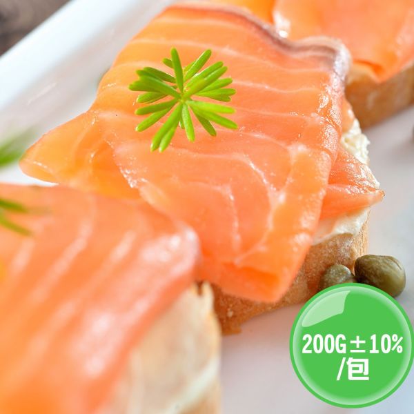 頂級智利煙燻鮭魚切片250g共3包免運組 煙燻,鮭魚,智利,免運