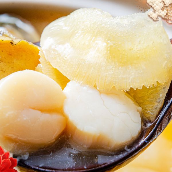 金湯魚翅干貝鮑魚豪奢組 鮑魚、干貝、魚翅、金湯、佛跳牆、頂級年菜、奢華食材、御膳級、高檔禮盒、商務宴客、冷凍鮑魚、年節送禮