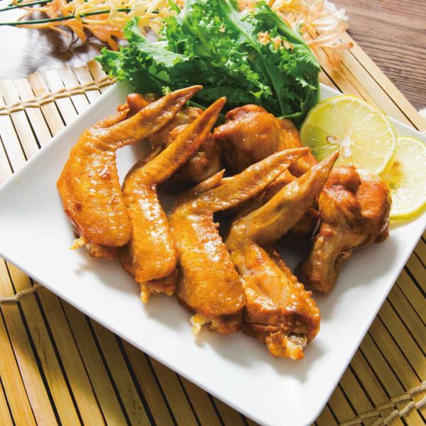 糖燻對翅350G 糖燻雞腿、熟食雞腿、煙燻雞肉、即食雞腿、冷藏雞腿肉、氣炸即食料理、下酒菜推薦、便當雞腿、熟化製品、糖燻便當菜