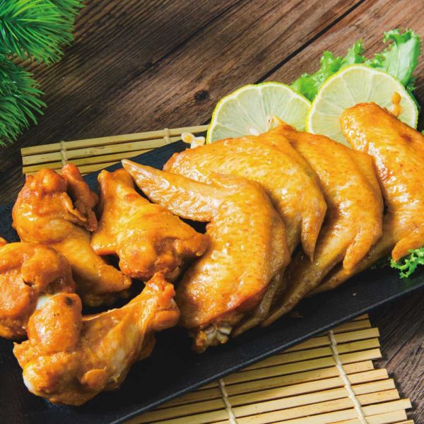 糖燻對翅350G 糖燻雞腿、熟食雞腿、煙燻雞肉、即食雞腿、冷藏雞腿肉、氣炸即食料理、下酒菜推薦、便當雞腿、熟化製品、糖燻便當菜