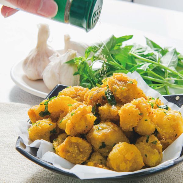 鹽酥杏鮑菇500G 鹽酥杏鮑菇,鹹酥杏鮑菇,炸杏鮑菇,冷凍杏鮑菇,氣炸杏鮑菇,氣炸美食,冷凍食品