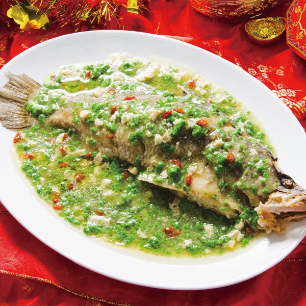 翡翠金目鱸魚羹 翡翠鱸魚羹/鱸魚羹/海鮮羹/冷凍鱸魚羹/鱸魚料理