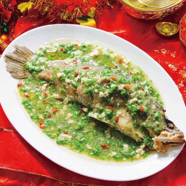 翡翠金目鱸魚羹 翡翠鱸魚羹/鱸魚羹/海鮮羹/冷凍鱸魚羹/鱸魚料理