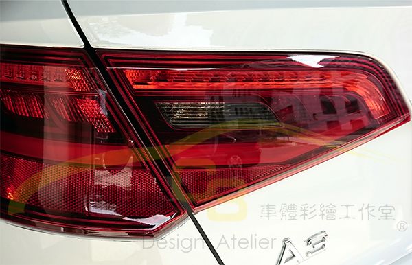 Audi 奧迪 A3 S3 倒車燈改色貼片 (13~16年專用款) Audi,奧迪,A3,S3,倒車燈,改色,貼片,車標,造型,貼紙,變色 改裝品,專用款