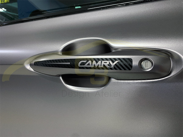 Toyota Camry 2025年式 專用 門把貼 Toyota,豐田,Camry,2025年式,卡夢,門把貼,把手貼,手把貼,貼紙,車貼,車身貼紙