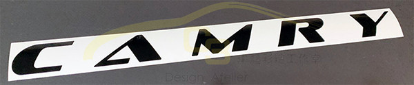 Camry 前保桿 文字貼 Camry,前保桿,文字貼,造型,卡夢,貼紙,裝飾,豐田,車貼,車身,膜,車用膠膜 貼,車標,貼