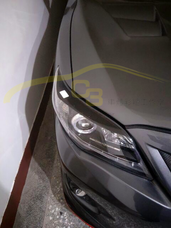 Toyota Altis 10.5代 專用款 大燈燈眉 改色貼片 Toyota Altis,10.5代,改款,燈眉,貼片,專用款,大燈,6色,改色,造型,車標,改裝