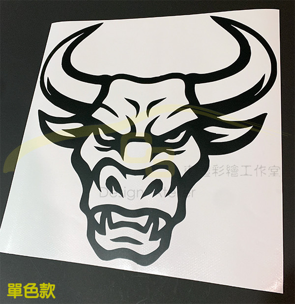 牛魔王 造型 貼紙 牛魔王,造型,貼紙,後,擋風,玻璃,引擎蓋,裝飾貼,車身膠膜,隔熱貼,車貼,車身膜,車標,貼