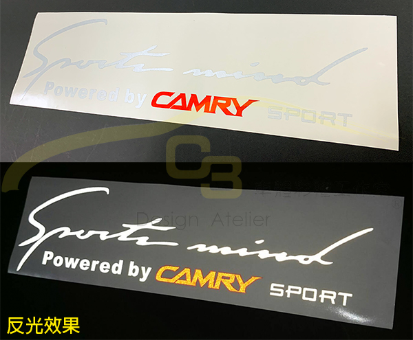 Toyota Camry 燈眉 貼紙 Camry,燈眉,貼紙,反光,材質,大燈貼,反光貼,汽車貼 sport,運動風,車貼,燈眉貼,眉貼